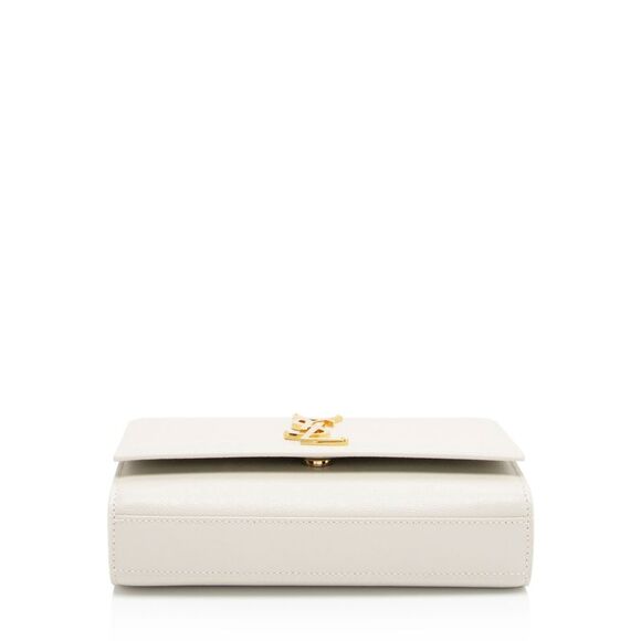 Saint Laurent Grain de Poudre Monogram Kate Small Shoulder Bag - Picture 4 of 12